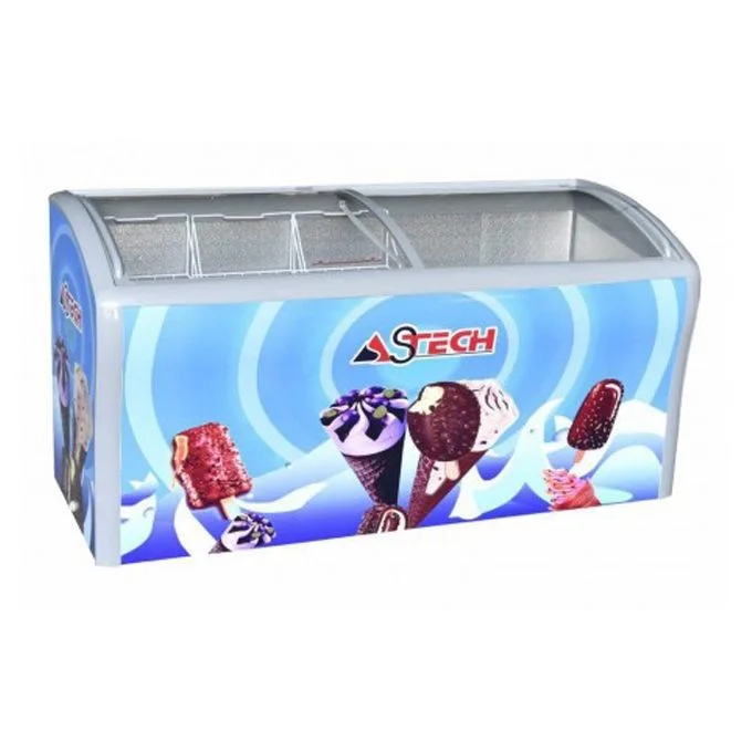 Congélateur Astech 600 litres vitrine horizontal