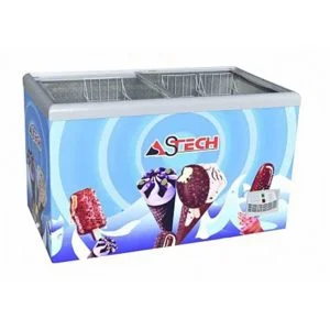 Congélateur Astech 500 litres vitrine horizontal