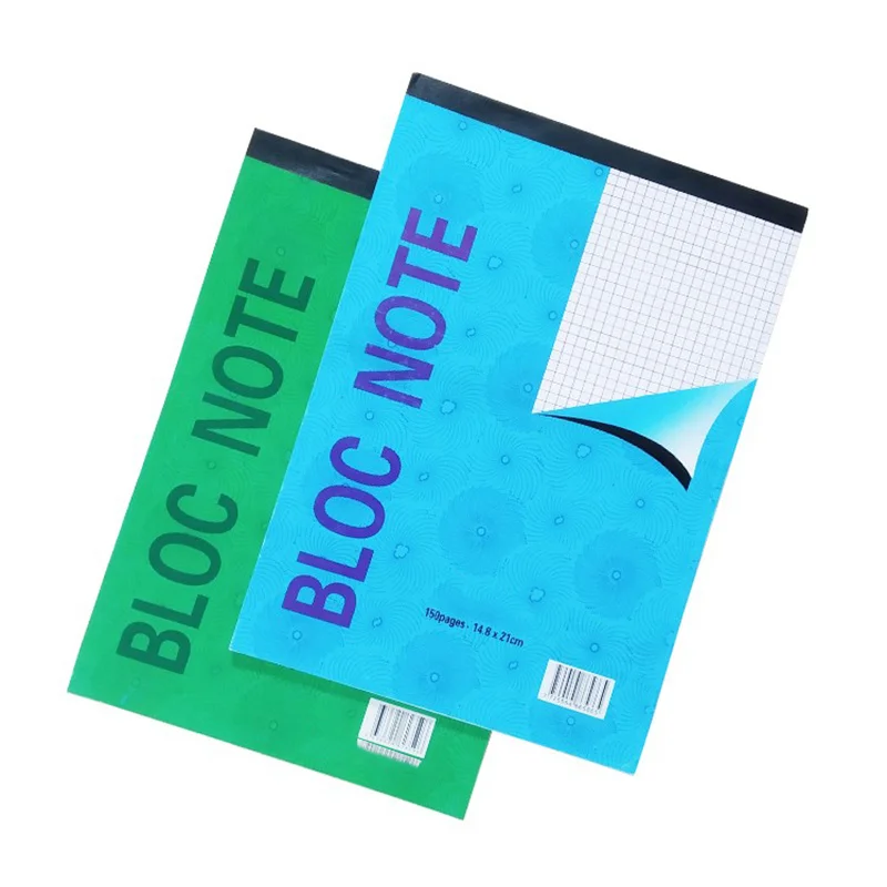 Paquet de 10 Bloc Note 150 pages A5