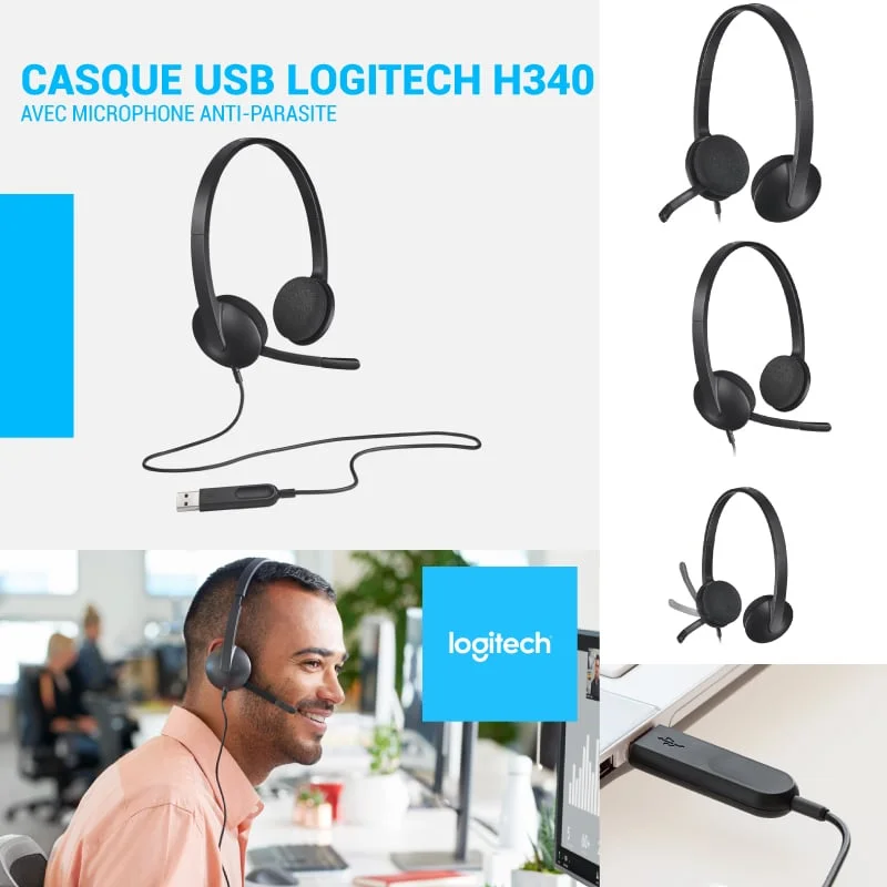Casque logitech H340