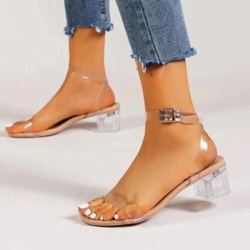 Sandales d'été transparentes pour femmes