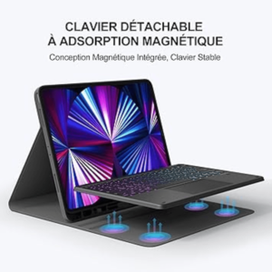 Pochette avec Clavier iPad 12.9