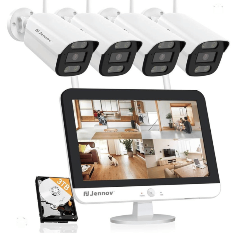 Caméra kit de vidéosurveillance HD avec Moniteur