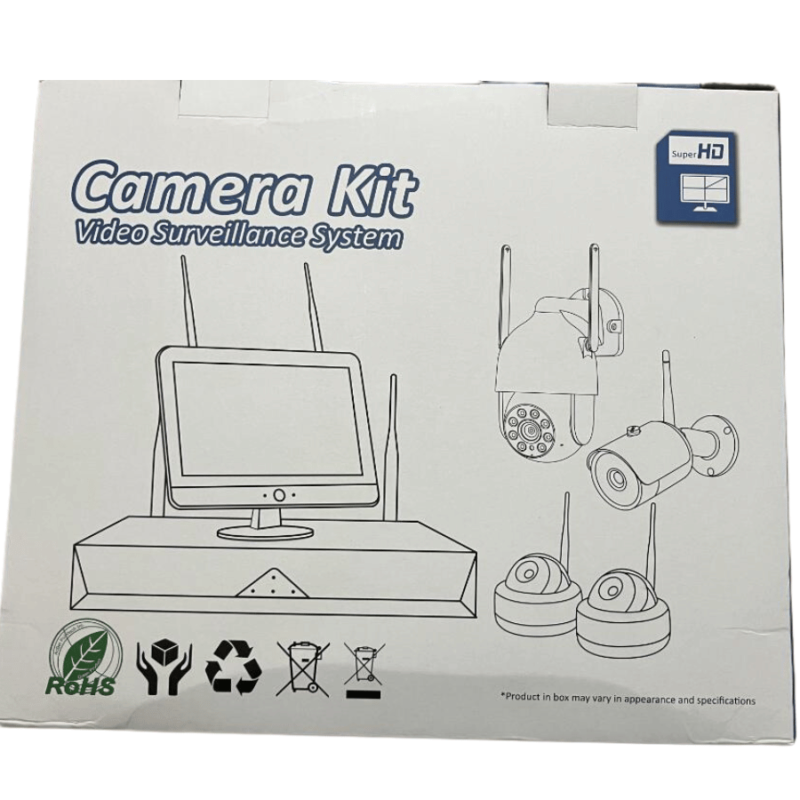 Caméra kit de vidéosurveillance HD avec Moniteur