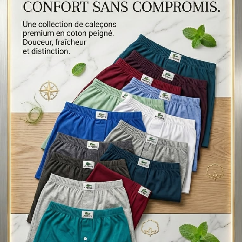 Pack de 12 caleçons en coton pour homme – Image 5
