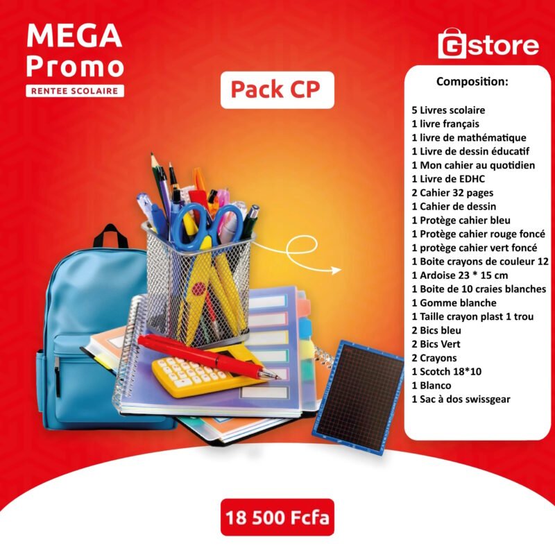 Le pack complet de fourniture scolaire en classe de CP