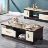 Table basse pour salon en marbre
