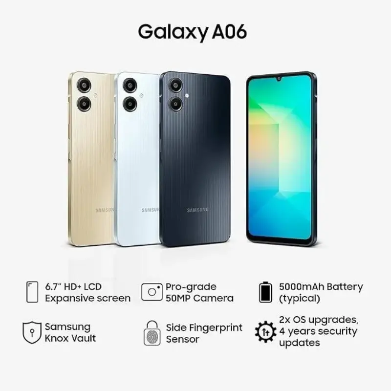 Samsung A06 128gb ram 4gb